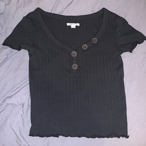 Black xs American eagle top